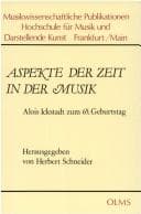 Tapa de Aspekte der Zeit in der Musik