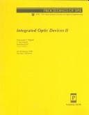Tapa de Integrated optic devices II