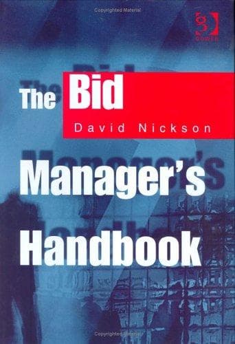 Tapa de The bid manager's handbook