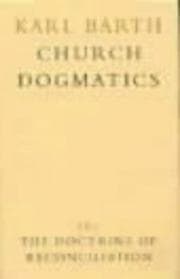 Tapa de Church dogmatics