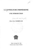 Tapa de La littérature indonésienne