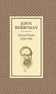 Tapa de Selected poems, 1938-1968