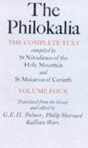 Tapa de The Philokalia (Philokalia English//Philokalia)