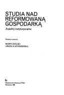Tapa de Studia nad reformowaną gospodarką