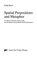Tapa de Spatial prepositions and metaphor
