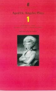 Tapa de April De Angelis: Plays One