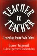 Tapa de Teacher to teacher