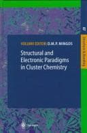 Tapa de Structural and electronic paradigms in cluster chemistry