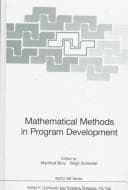 Tapa de Mathematical methods in program development