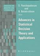 Tapa de Advances in statistical decision theory and applications