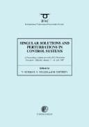 Tapa de Singular solutions and perturbations in control systems