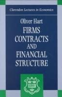 Tapa de Firms, contracts, and financial structure