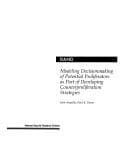 Tapa de Modeling decisionmaking of potential proliferators as part of developing counterproliferation strategies