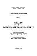 Tapa de Stalin a powstanie warszawskie