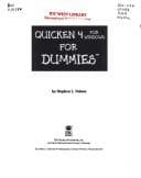 Tapa de Quicken 4 for Windows for dummies