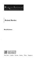 Tapa de Roland Barthes