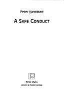 Tapa de A safe conduct
