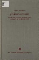 Tapa de Athena's epithets