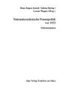 Tapa de Nationalsozialistische Frauenpolitik vor 1933