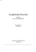 Tapa de Graphische Porträts