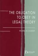 Tapa de The obligation to obey in legal theory