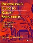 Tapa de Professional's guide to robust spreadsheets