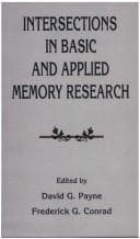Tapa de Intersections in basic and applied memory research