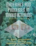 Tapa de Materials and processes in manufacturing