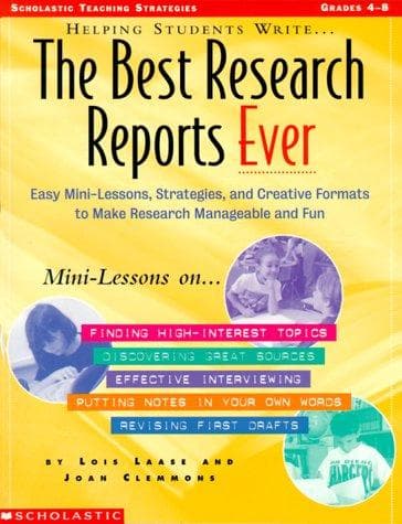 Tapa de Helping Students Write The Best Research Reports Ever (Grades 4-8)