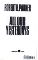 Tapa de All our yesterdays