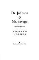 Tapa de Dr. Johnson & Mr. Savage