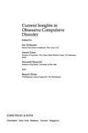 Tapa de Current insights in obsessive compulsive disorder
