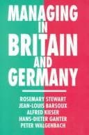 Tapa de Managing in Britain and Germany