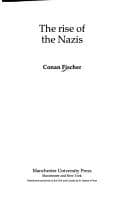 Tapa de The rise of the Nazis