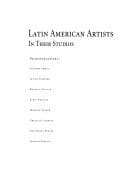 Tapa de Latin American artists in their studios