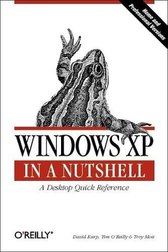 Tapa de Windows XP in a Nutshell