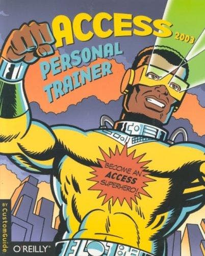 Tapa de Access 2003 personal trainer