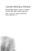 Tapa de "Zanim wróciła Polska"