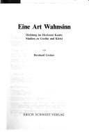 Tapa de Eine Art Wahnsinn