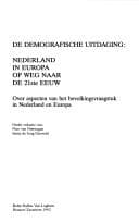 Tapa de De Demografische uitdaging