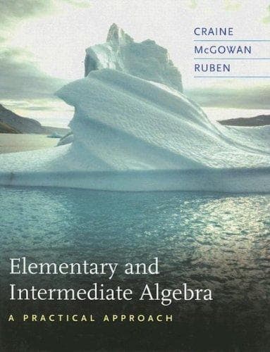 Tapa de Elementary And Intermediate Algebra