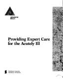 Tapa de Providing expert care for the acutely ill