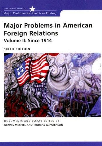 Tapa de Major Problems in American Foreign Relations: Since 1914
