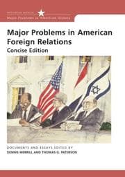Tapa de Major Problems in American Foreign Relations
