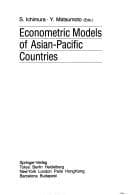 Tapa de Econometric models of Asian-Pacific countries