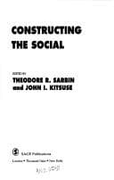 Tapa de Constructing the social