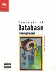 Tapa de Concepts of Database Management