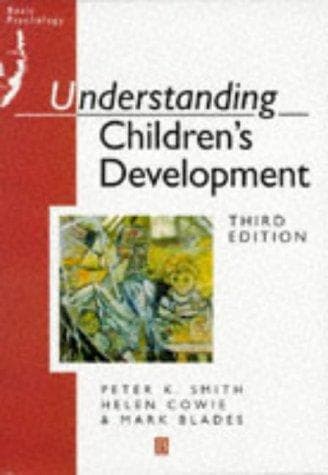 Tapa de Understanding children's development