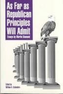 Tapa de As far as republican principles will admit