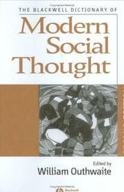 Tapa de The Blackwell Dictionary of Modern Social Thought
